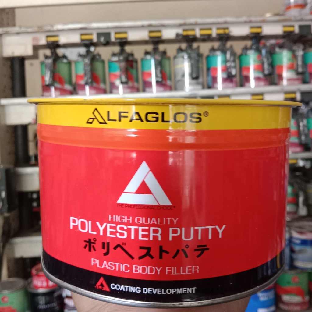 Dempul Alfagloss 1Kg / Dempul 2k Alfagloss / Polyester Putty Alfagloss