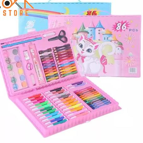 

✔ OKK Set Pensil Crayon Perlengkapan Sekolah Menggambar Anak Isi 86 Pensil Warna Terjangkau
