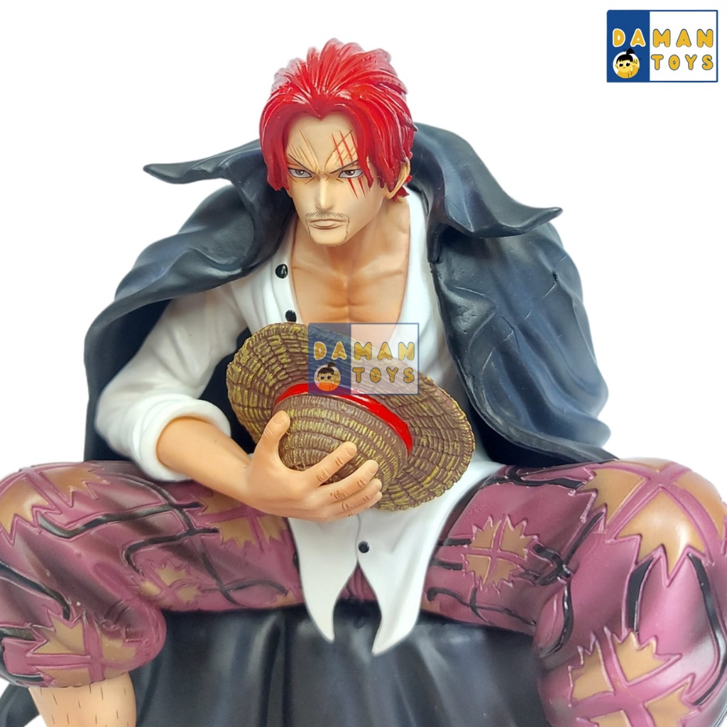 Figure One Piece Shanks Red Haired Pirates Onepiece Pajangan Koleksi