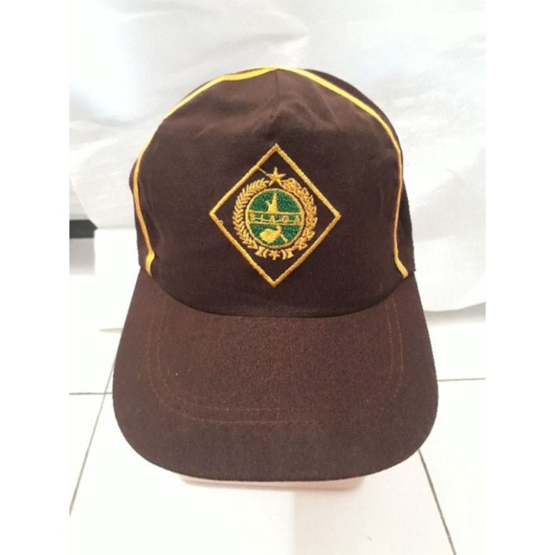 Topi siaga karet 20 biji bordir