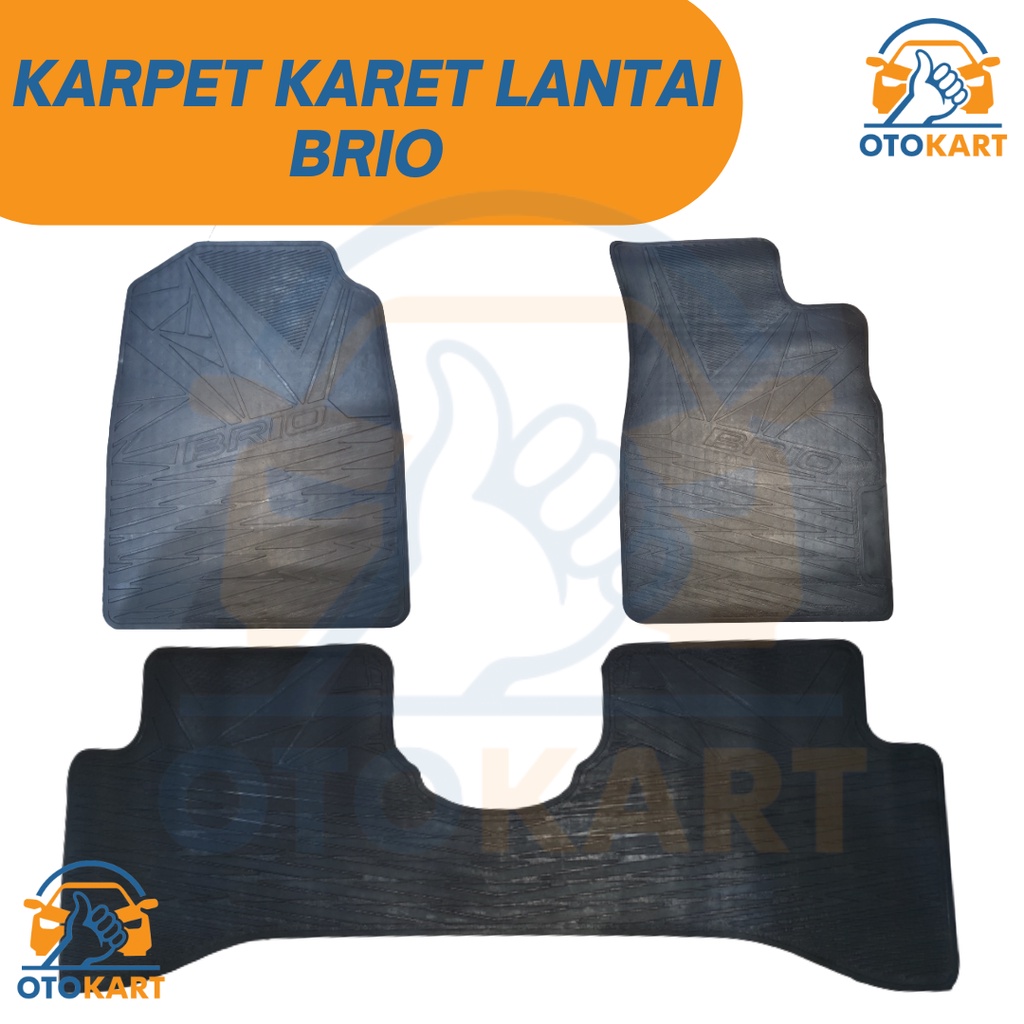 KARPET LANTAI KARET BRIO / ALL NEW BRIO / KARPET KARET MOBIL BRIO ALL NEW BRIO / KARPET BRIO ALL NEW BRIO