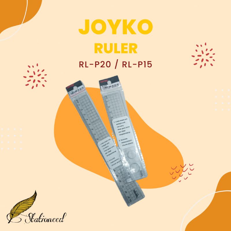 

Penggaris / Ruler Joyko RL-P20 & RL-P15