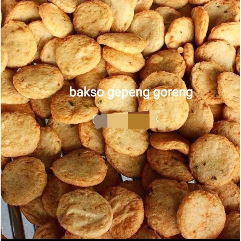 

bakso goreng gepeng