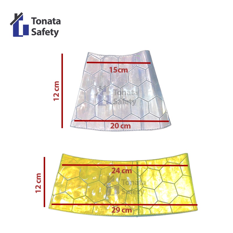 Scotlight Reflector Traffic Cone 2.4 Kg 75 Cm - Putih Kuning