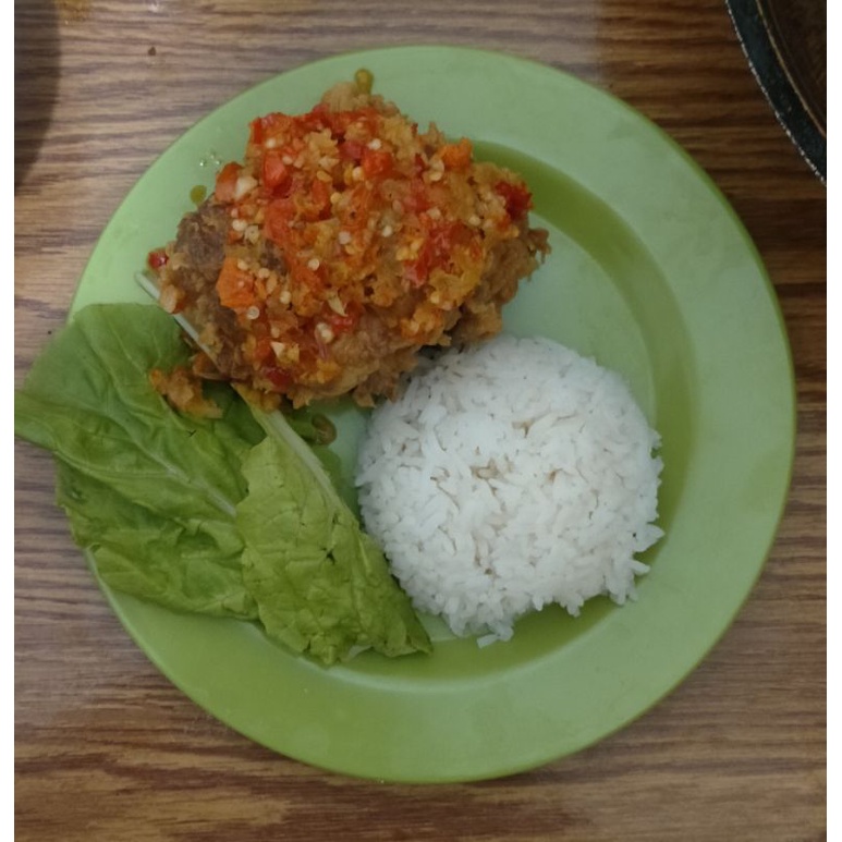 

ayam Geprek sambel gelo