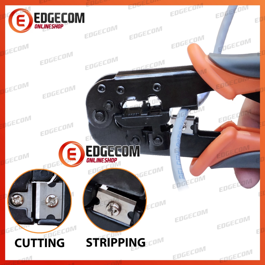 Crimping tool RJ45 RJ12 8P6P / TANG KRIMPING LAN / GOLDTOOL TTK-075