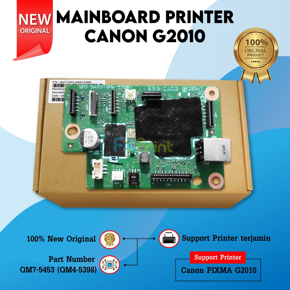 Mainboard Canon G2010 Board Motherboard Printer G2010 G 2010 Original QM7-5453 (QM4-5398)