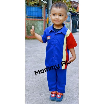 Baju Indomaret anak/Baju indomaret anak/baju indomaret bayi/baju indomaret anak perempuan/baju indomaret anak laki laki/kostum anak/kostum anak perempuan/kostum anak laki laki/baju profesi anak perempuan/baju profesi anak laki laki