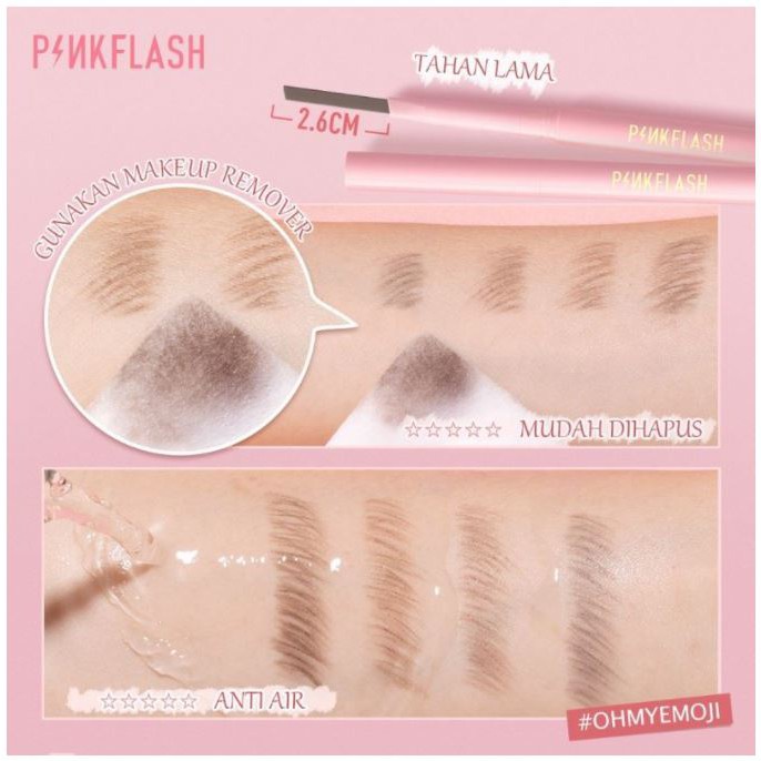 PINKFLASH Automatic Eyebrow Pencil - Pensil Alis AUTO MEKANIK