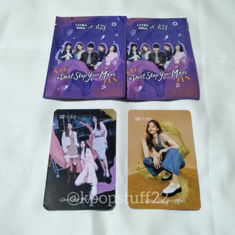 ITZY X ULTRA MILK PHOTOCARD LIA / UNIT (lia yuna yeji)