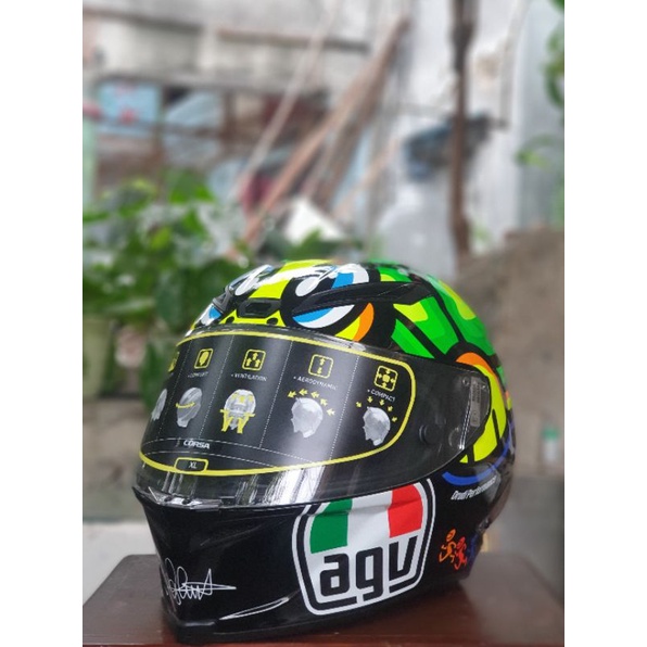 AGV CORSA MUGELLO 2013 "TARTARUGA" LIMITED EDITION