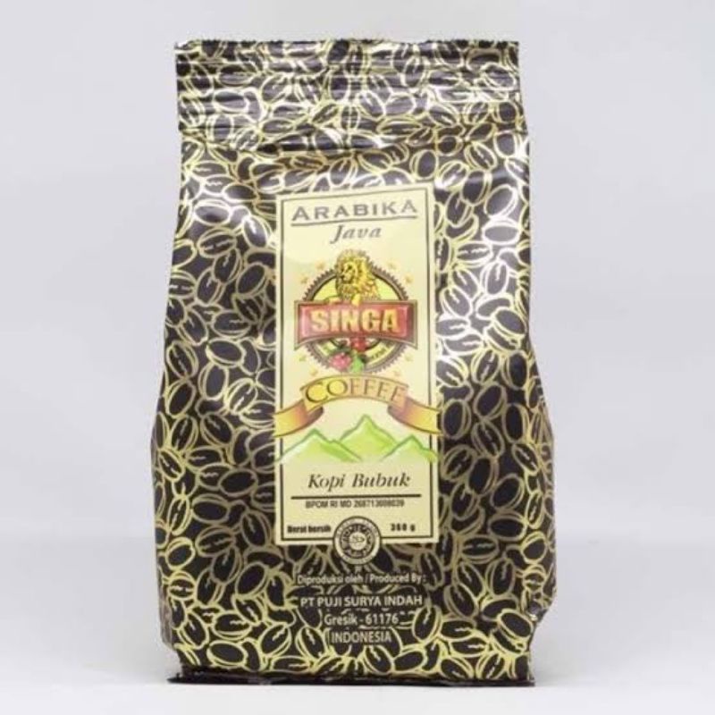 

KOPI HITAM BUBUK KOPI MURNI CAP SINGA 360GRAM ARABIKA JAVA SPESIAL PREMIUM HOUSE BLEND