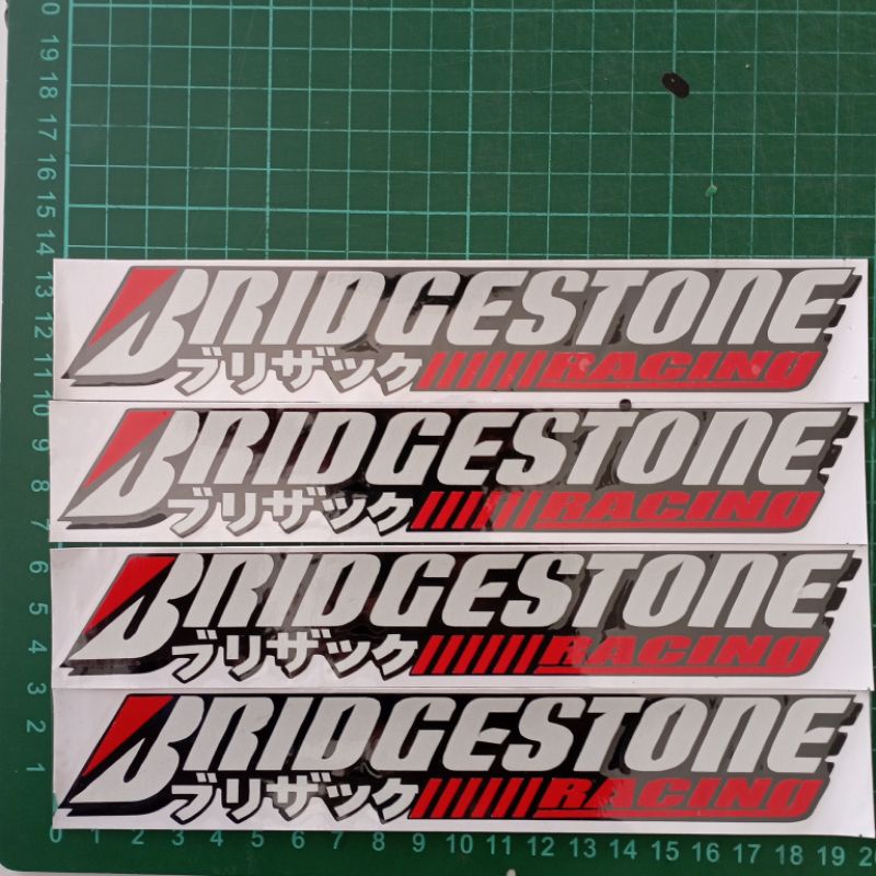 Stiker Cutting Bridgestone Racing