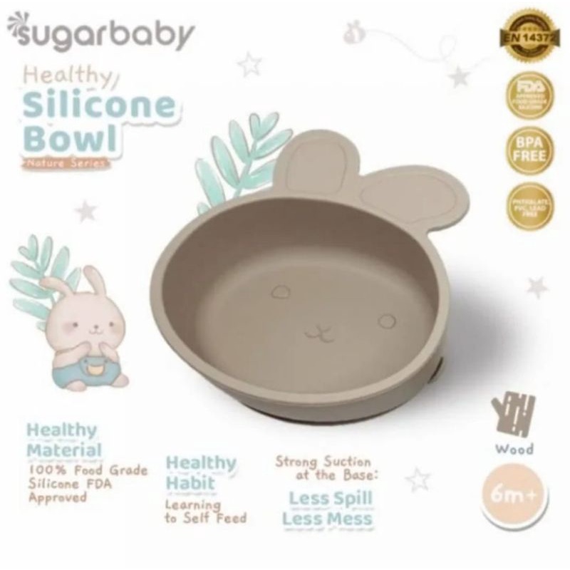 Sugar Baby Healthy Silicone Bowl - Rabbit Bowl