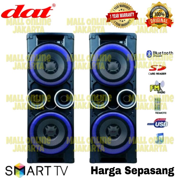 Speaker aktif doble 12 inch Dat Dp 122Gl aktiv pasif dp122gl subwoofer