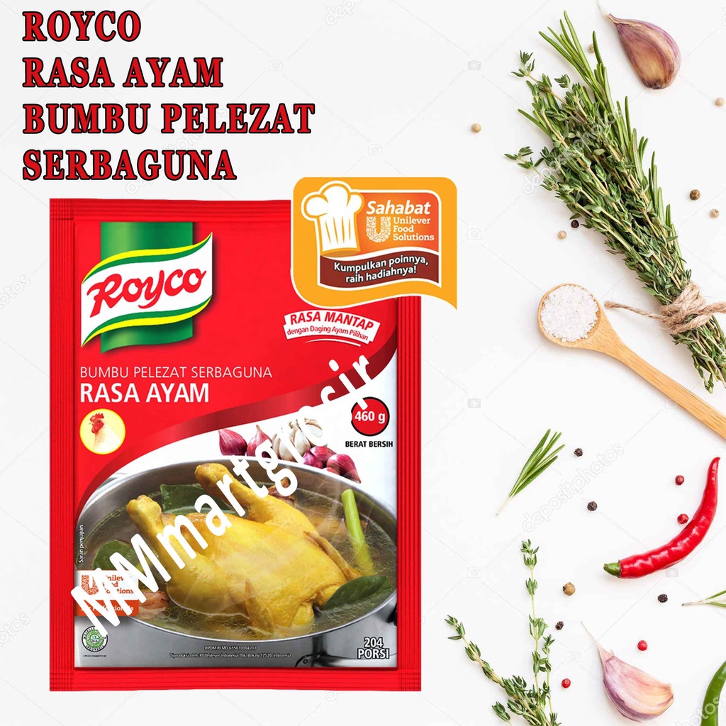 ROYCO RAYA AYAM PILIHAN 460g / PENYEDAP RASA