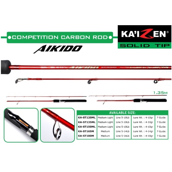 JORAN KAIZEN AIKIDO / VETTO 120 135 150 165 180 CM SOLID CARBON MURAH BERKUALITAS FREE PIPA