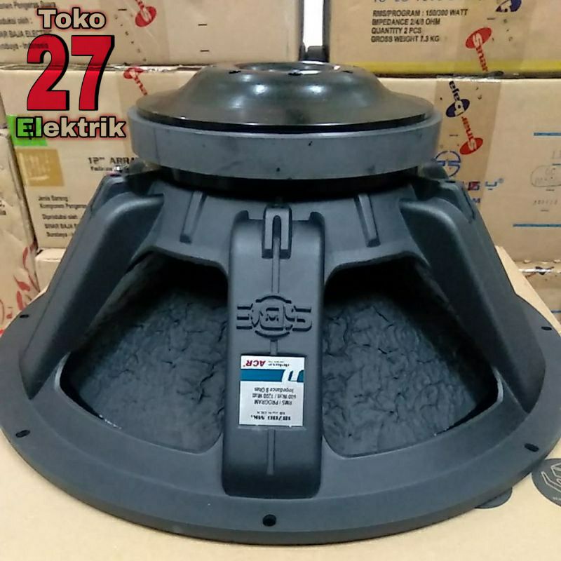 Speaker ACR DELUXE 18 inch PA 18700 MK¹ 1200 WATT