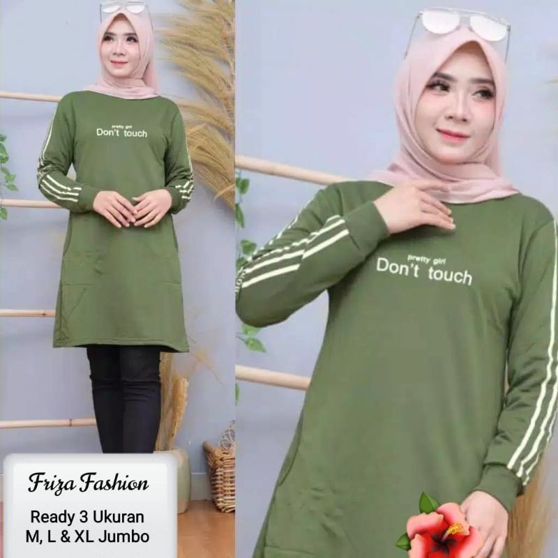 TUNIK KAOS BABYTERRY | TUNIK WANITA TERBARU