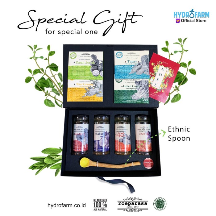 

Roeparasa - Giftbox Hampers Set B (Isi 4 Botol & Saset)