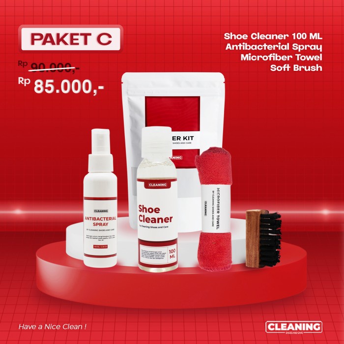 Starter Kit by CLEANING SHOES AND CARE | Pembersih Sepatu | Paket C