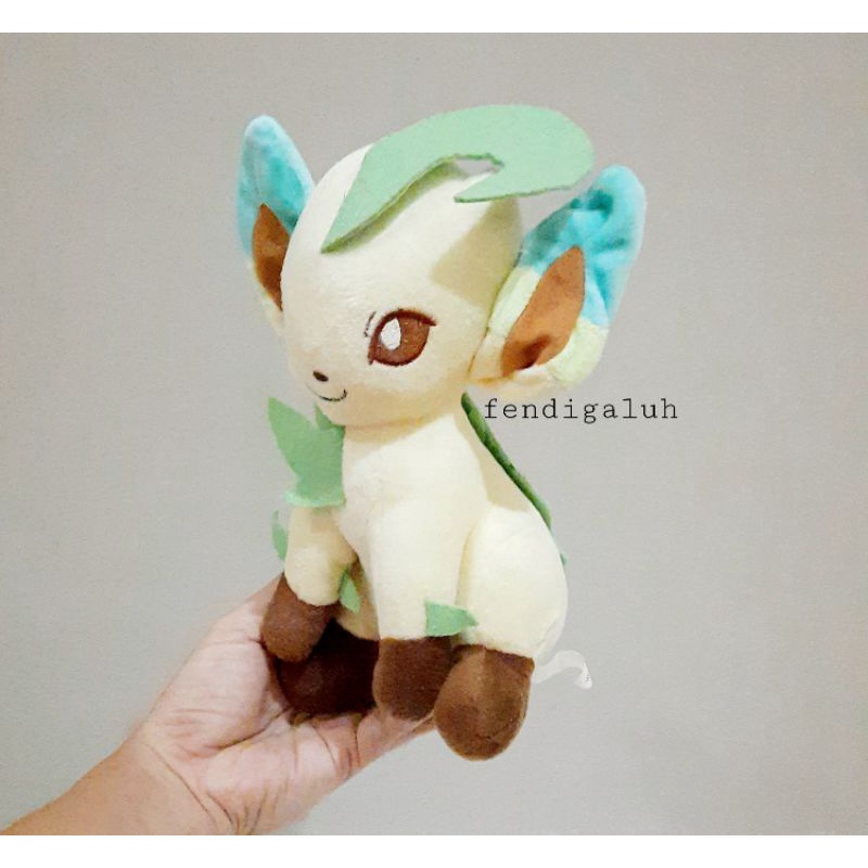 Boneka Pokemon Unik Leafeon Size 25 Cm/ Boneka Pokemon/ Pokemon Unik
