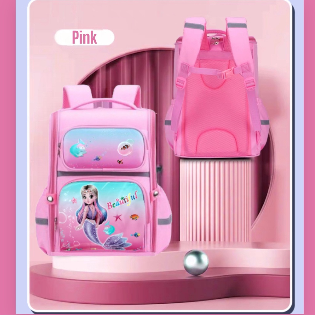 SMARTGIRL NEW TAS RANSEL ANAK SEKOLAH CEWEK COWOK IMPORT UNTUK ANAK SD 00350-00353