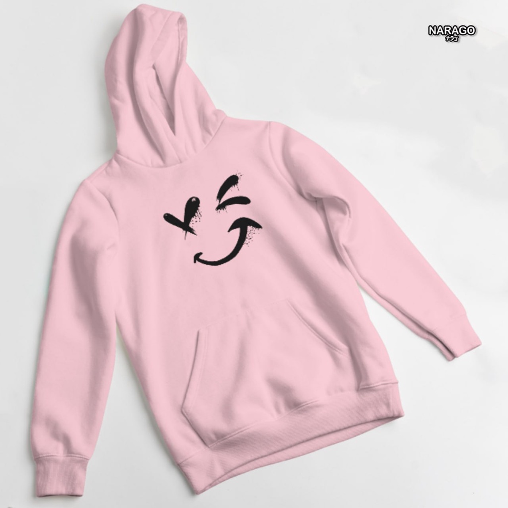 Nara.Grosir - Hoodie Jumper Winking l Sweater Hodie Unisex