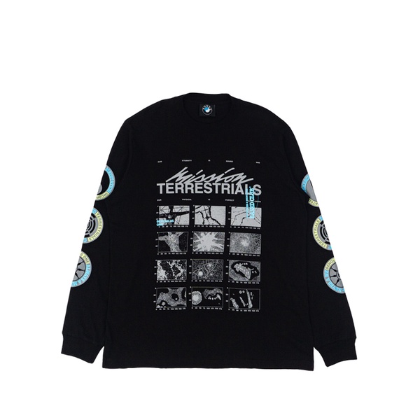 Based Club Terrestrials Black Long Sleeve