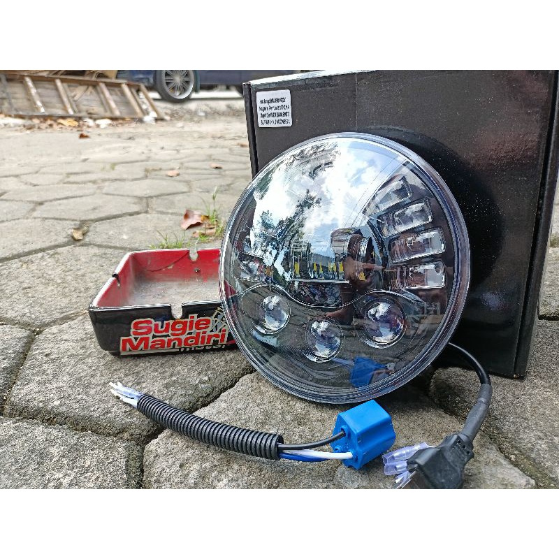 lampu daymaker 7inch 19led kwalitas terbaik
