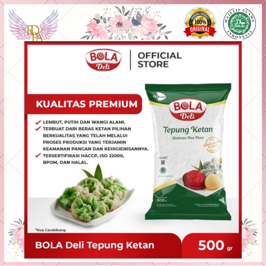 

Tepung Ketan Bola Deli 500 Gram. Bola Deli Tepung Serbaguna