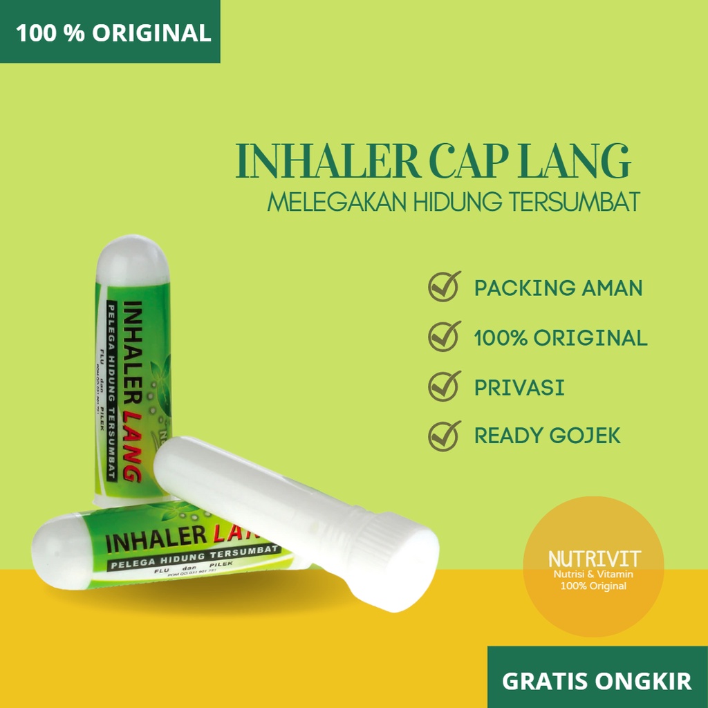 Cap Lang INHALER LANG - Pelega Hidung Tersumbat