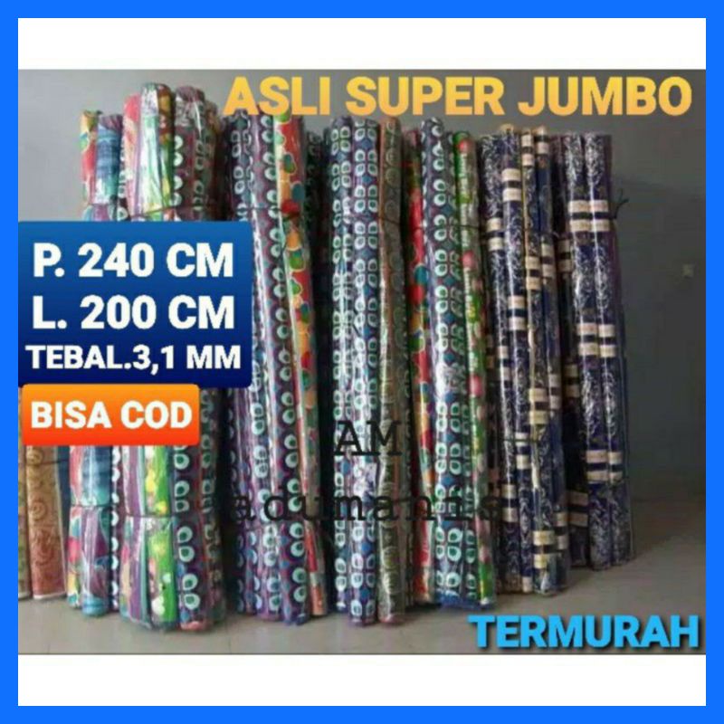 KARPET SPONS / TIKAR EKSTRA JUMBO / UKURAN PANJANG 240CM LEBAR 200CM
