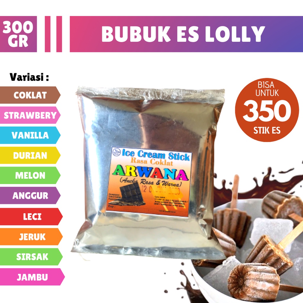 

BUBUK ES LOLY MAMBO SPIDOL 300gr Premix Es Lilin Kiko Aneka Buah