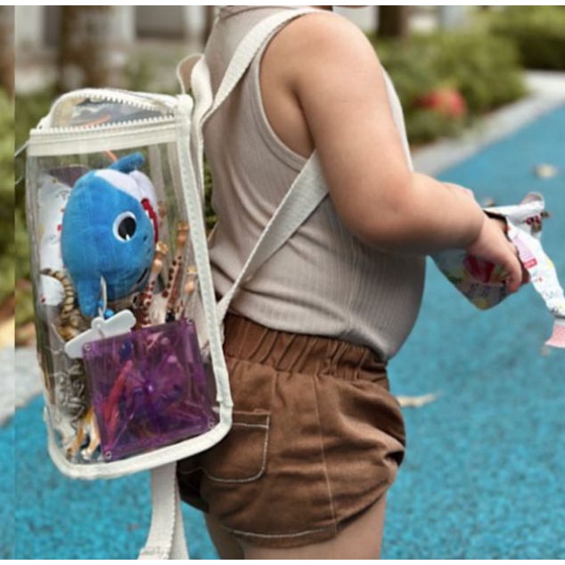 tas ultah ransel mika tebal / tas ultah sablon / tas karakter