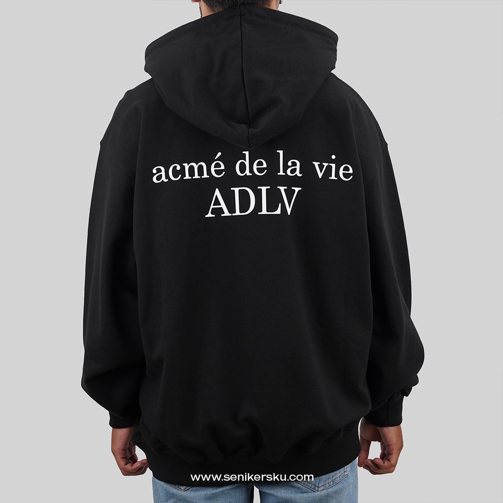 ADLV Baby Face Skydiving Black Hoodie