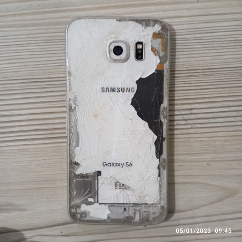 mesin hp Samsung galaxy S6 flat normal