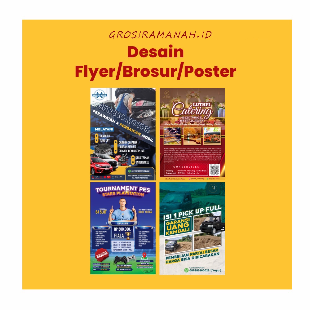 JASA DESAIN GRAFIS, BANNER, SPANDUK, SERTIFIKAT, BROSUR, STICKER, DLL