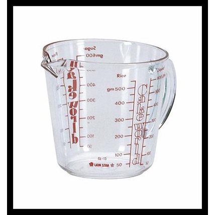 Gelas Ukur/Takar 0,6 Liter, Lion Star, Gl-13.