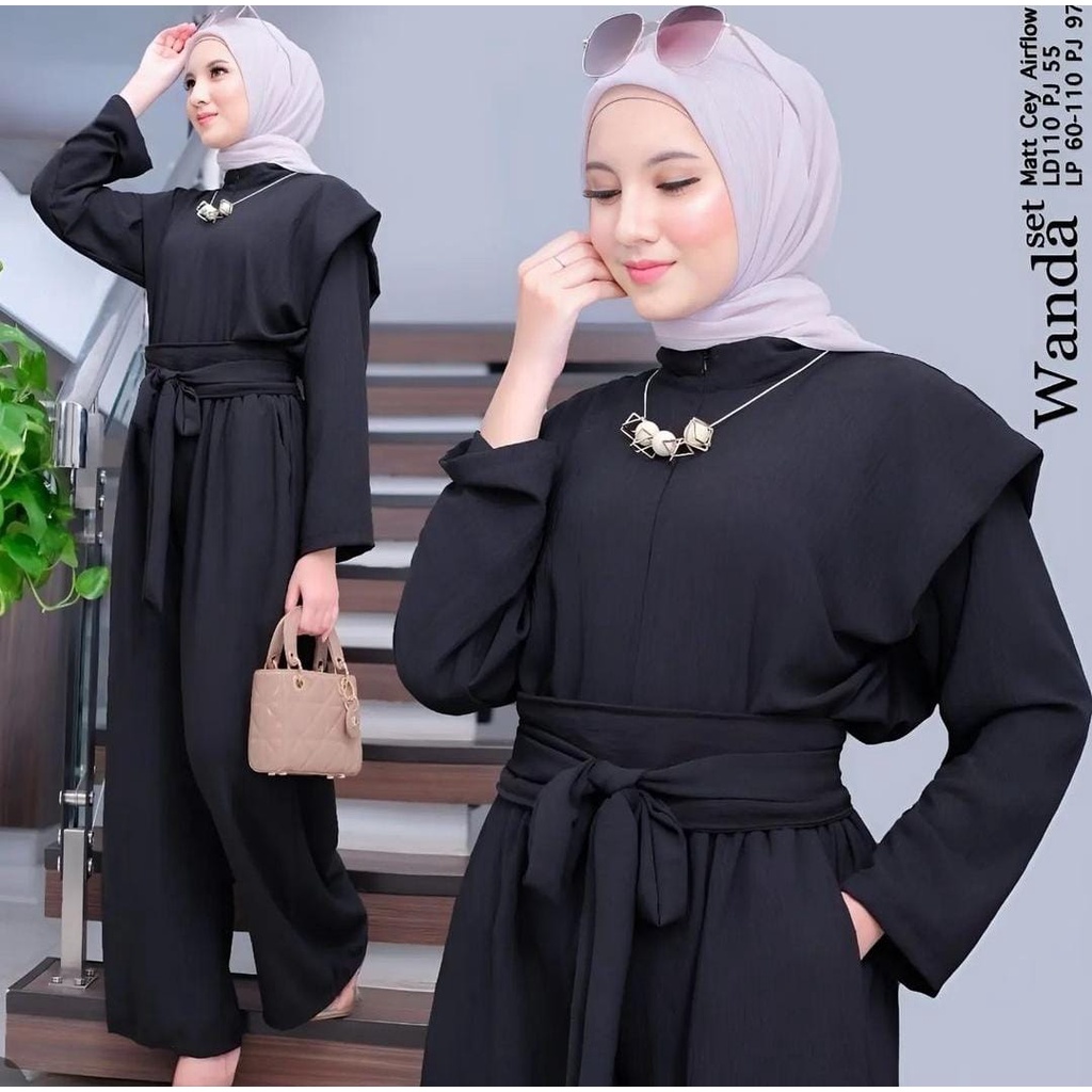 ZAC.COLLECTION / SETELAN WANDA MC - Setelan wanita dewasa terbaru 2023 viral modern stelan Wanita Ka