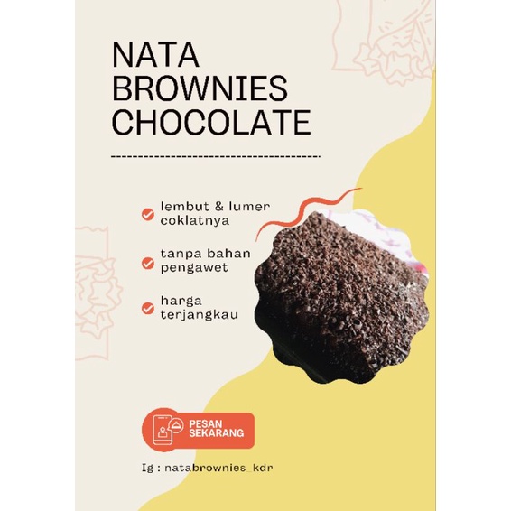 

Brownies Chocolate - By Nata