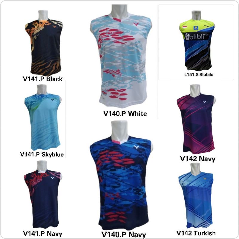 SINGLET Badminton / Kaos Singlet Olahraga Bulutangkis Dewasa Kevin Marcus Anthony Ginting Jonathan (BAGIAN 2 dari 2)