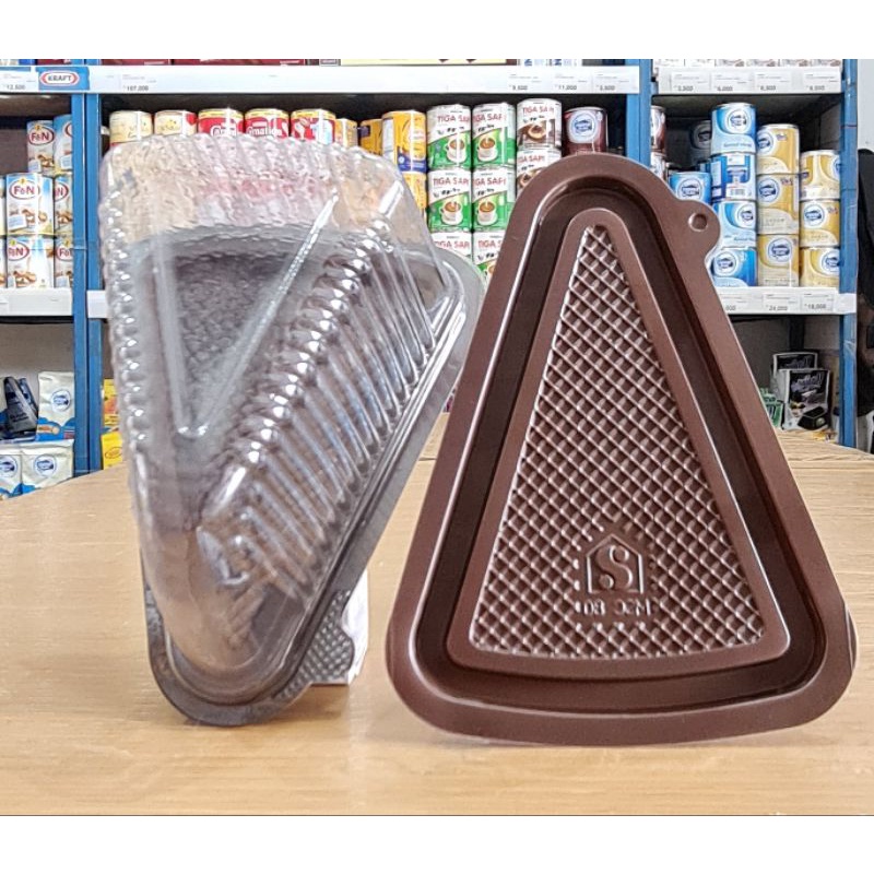Cake Tray Segitiga 10set/Mika Segitiga/Mika Kue Segitiga/Wadah Mini Cake/Tray Mini Cake