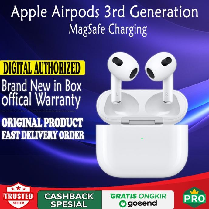 Apple Airpods 3 With Magsafe Charging Airpods Gen 3Rd Generation