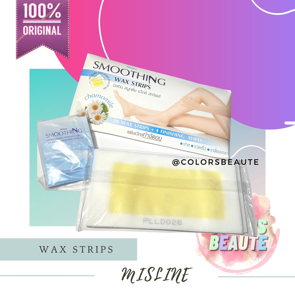 MISTINE WAX STRIPS / WAXING KAKI / PENGHILANG BULU KAKI