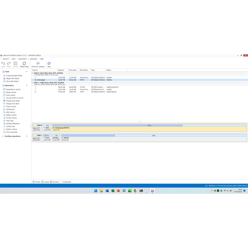 Macrorit Partition Expert Unlimited Edition 2023 Software Partisi hardisk rusak, mengelola ruang disk dengan mudah pada disk MBR dan GPT