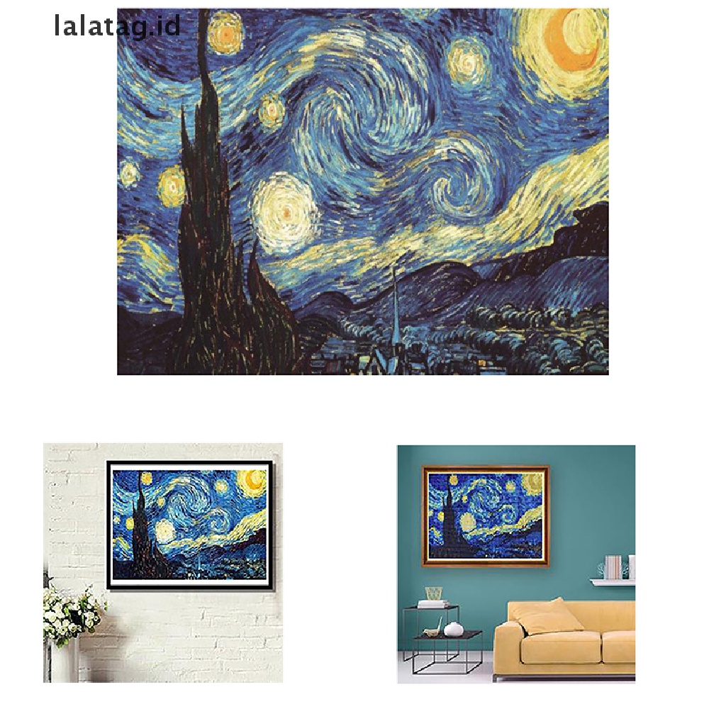 [lalatag] Full Bor 5D Diamond Paing Starry Night Diamond Pager Untuk Dekorasi Dinding [ID]
