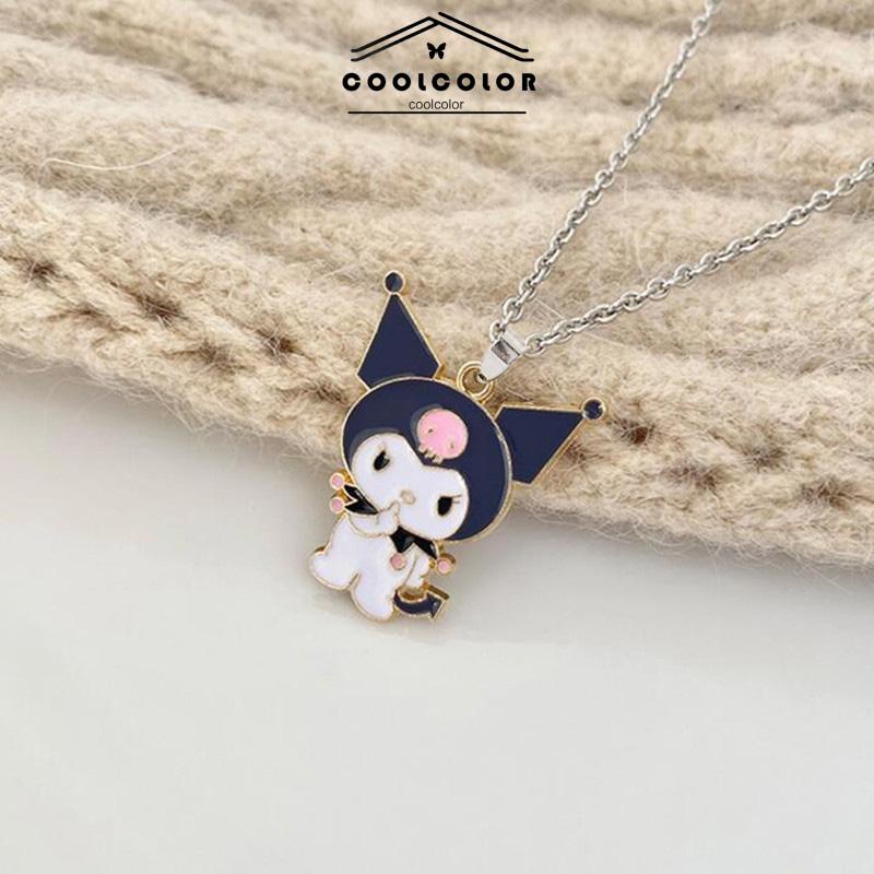 COD❤️Kalung Rantai Kartun Liontin Kulomi Cat Gaya Punk Untuk Perhiasan Pria Wanita- cl