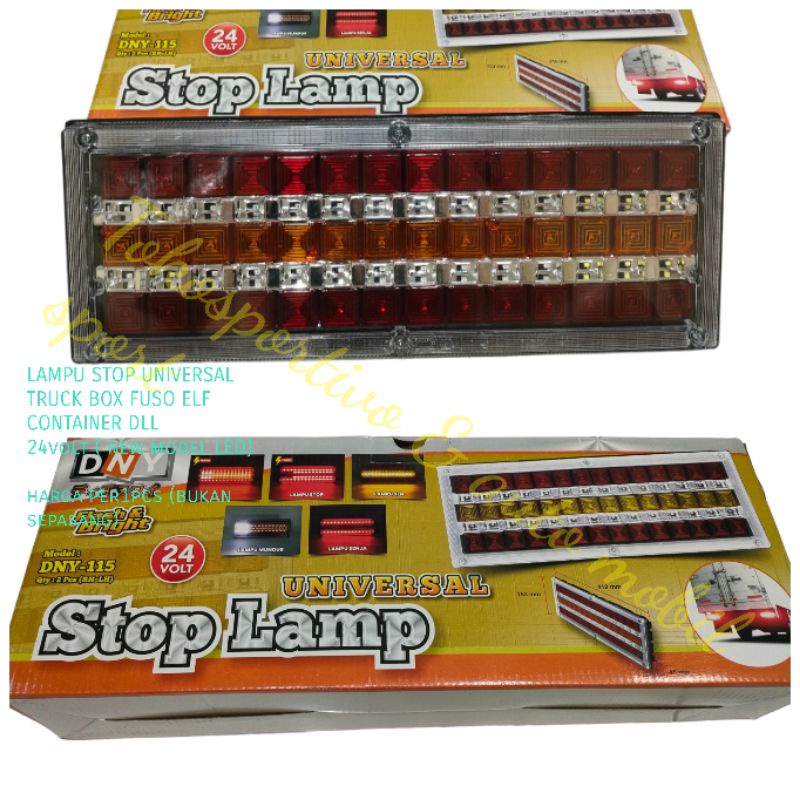 LAMPU STOP LED UNIVERSAL TRUCK BOX FUSO ELF 24VOLT LED DNY 115