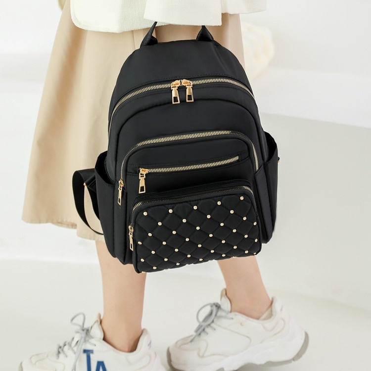 TAS RANSEL WANITA PREMIUM ANTI AIR IMPORT BACKPACK SEKOLAH HITAM MARIEKA TA725B5 KOREA CEWEK GENDONG KULIAH KERJA MURAH PUNGGUNG FASHION BATAM BRANDED REMAJA KEKINIAN